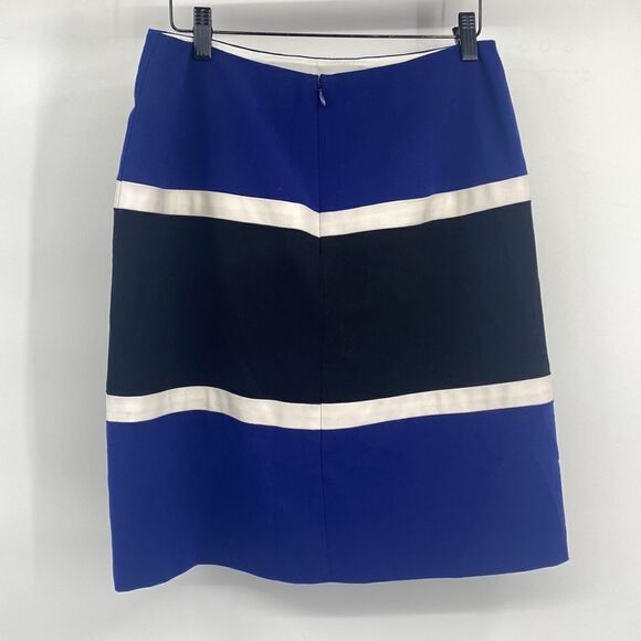 Anne Klein Colorblock Mini Skirt Size 2 - Picture 4 of 6
